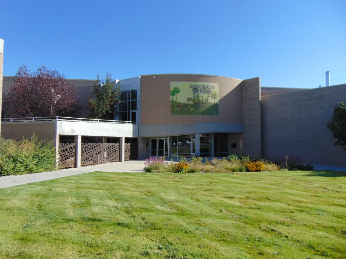 The exterior of the Utah Field House of Natural History State Park Museum in Vernal