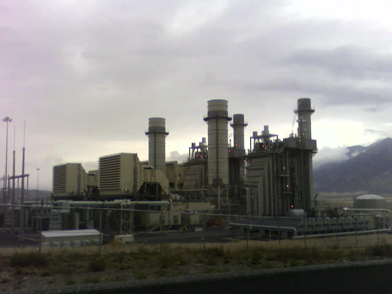 The natural gas-fired Currant Creek Power Plant in Juab Valley, Utah