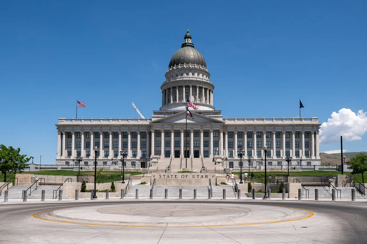 The Utah State Capitol in Salt Lake City in May 2025