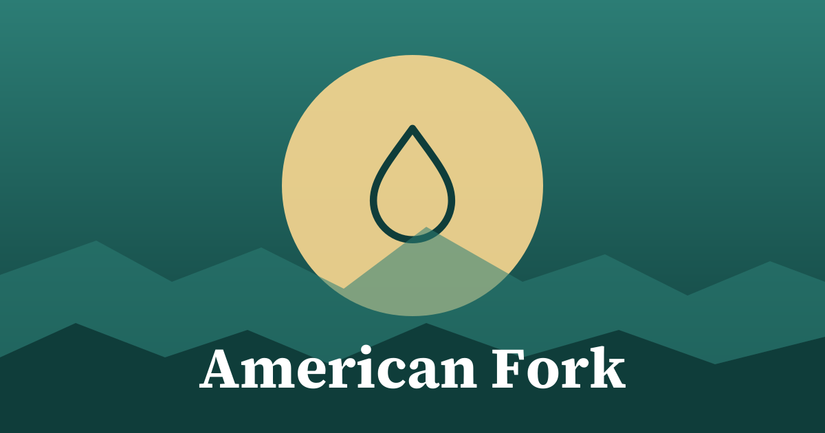 Graphic: water, American Fork