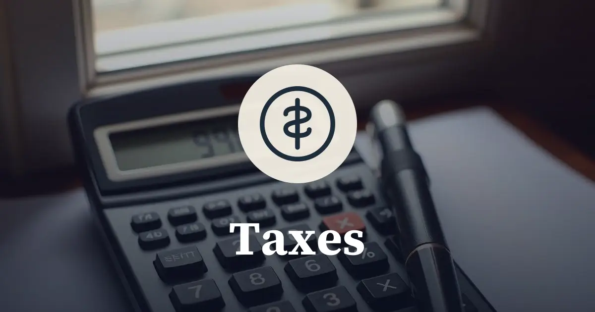 AI illustration: taxes