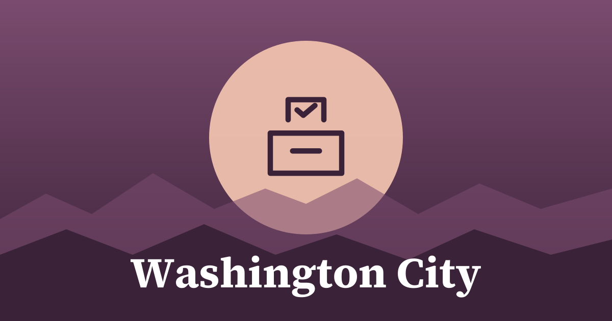 Graphic: elections, Washington City
